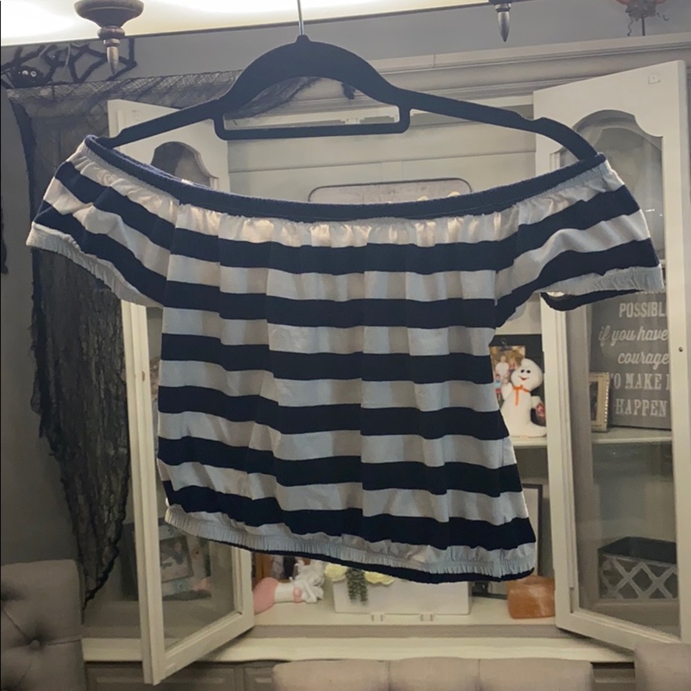 Striped Crop top